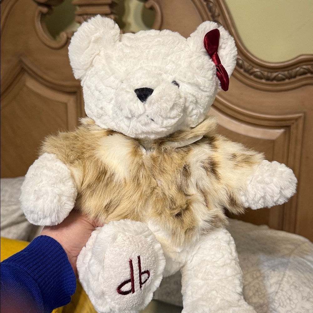 Dennis Basso Home QVC Collectible Teddy Bear Plush Stuffed Animal - Picture 8 of 10
